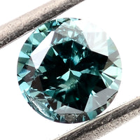 0.53 Blue Diamond Round Loose Gemstone