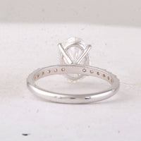 2.81 Carats Lab Grown Diamond 14K Gold Ring