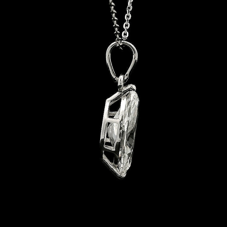2.02 Carats Lab Grown Diamond 14K Gold Pendant