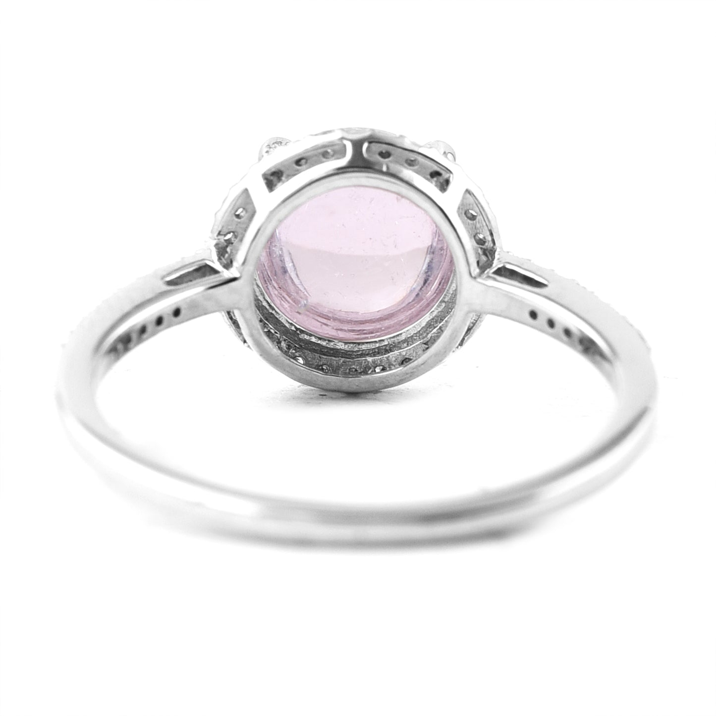 2.59 Ct Round Mixed Cut Natural Tourmaline 950 Platinum Ring