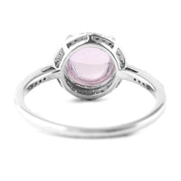 2.59 Ct Round Mixed Cut Natural Tourmaline 950 Platinum Ring