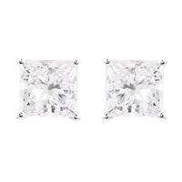 3.78 Carats Lab Grown Diamond 14K Gold Earrings
