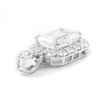 2.57 Carats Lab Grown Diamond 14K Gold Pendant