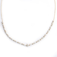 5.34 Carats Lab Grown Diamond 14K Gold Necklace