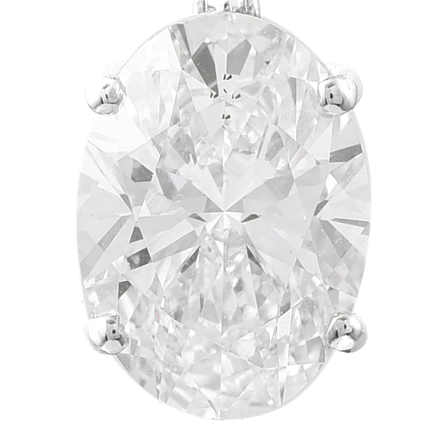 2.06 Carats Lab Grown Diamond 14K Gold Pendant