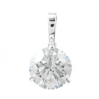 2.06 Carats Lab Grown Diamond 14K Gold Pendant