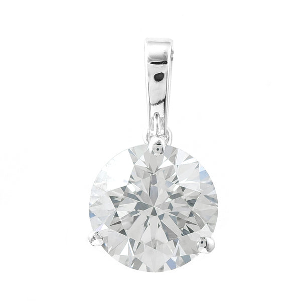 2.06 Carats Lab Grown Diamond 14K Gold Pendant