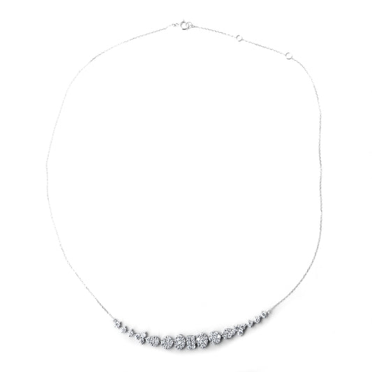 2.15 Carats Lab Grown Diamond 14K Gold Necklace