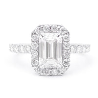 2.63 Carats Lab Grown Diamond 14K Gold Ring