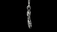 3.03 Carats Lab Grown Diamond 14K Gold Pendant