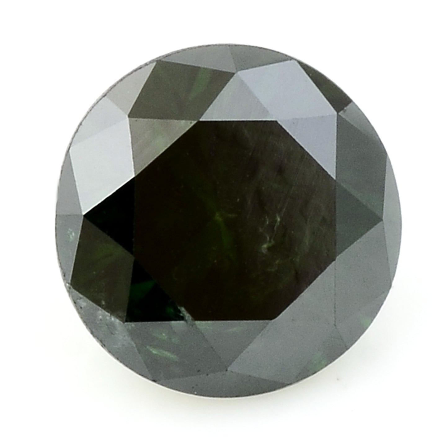 0.30 Green Diamond Round Loose Gemstone