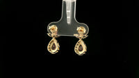 1.64 Ct Pear Tourmaline 14K Gold Earrings