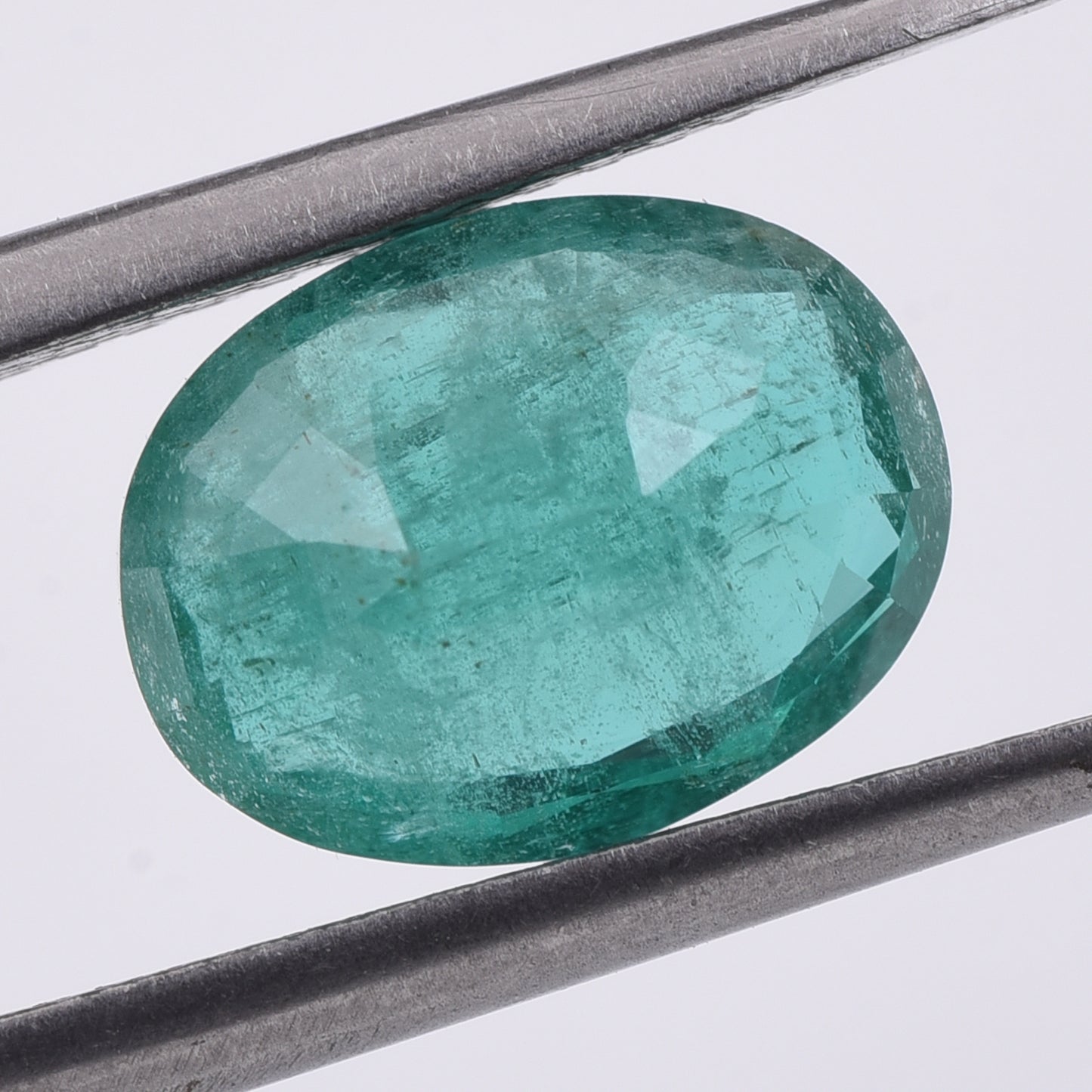 2.63 Natural Beryl Emerald Oval Mixed Cut Gemstone