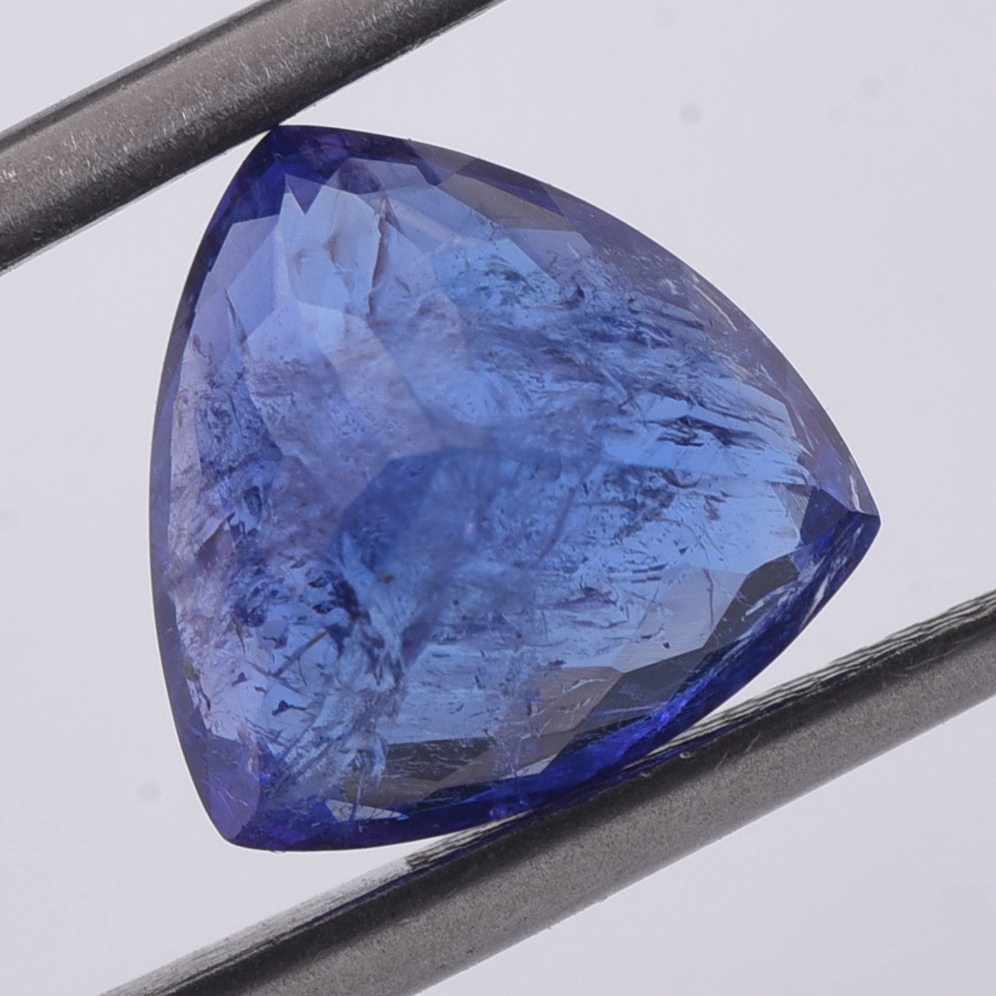 4.65 Natural Zoisite Tanzanite Triangular Mixed Cut Gemstone