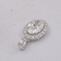 2.57 Carats Lab Grown Diamond 14K Gold Pendant