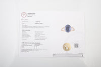 3.04 Carats Natural Codundum Sapphire 14K Gold Ring