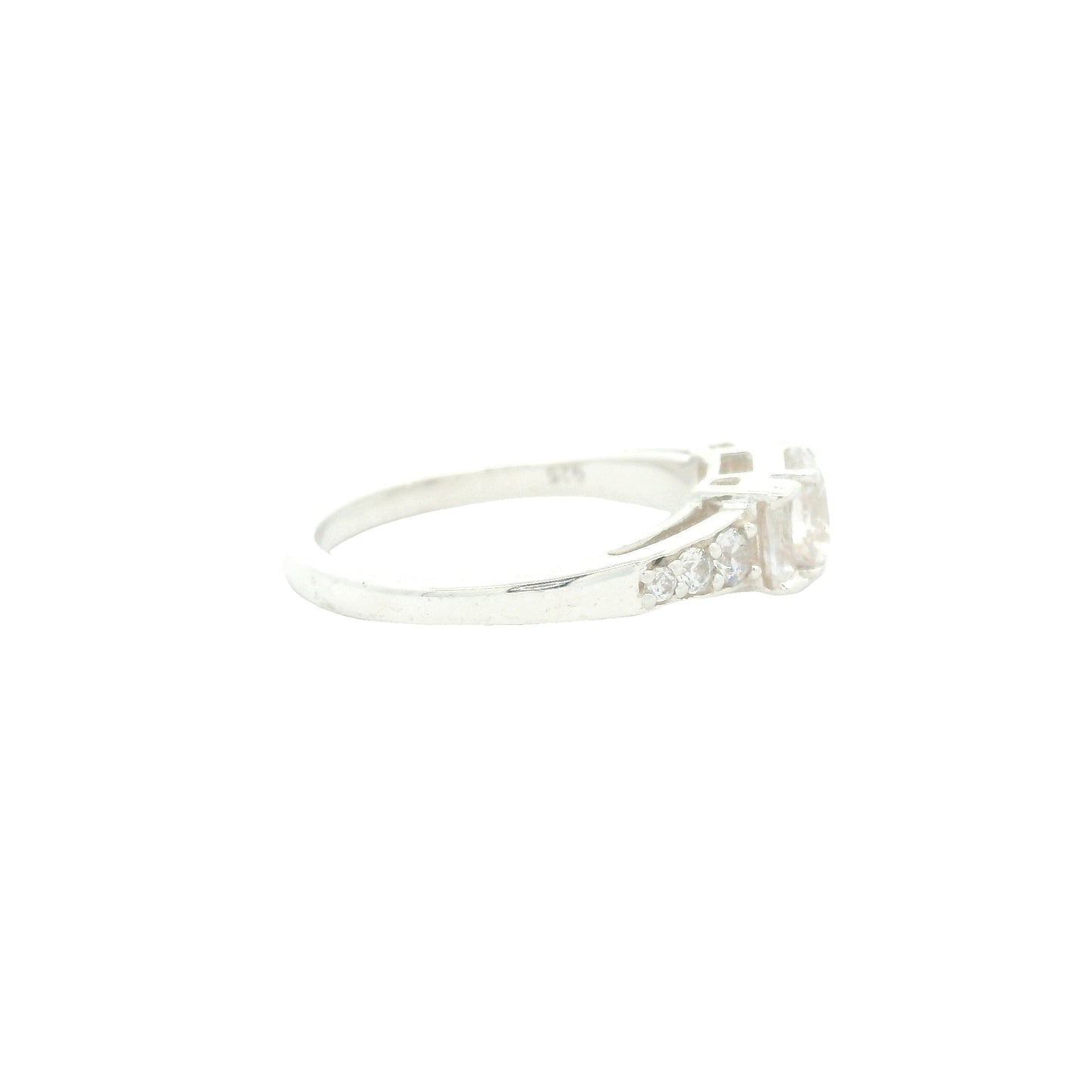 5.16 Ct Cubic Zirconia 925 Sterling Silver Ring