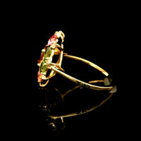 2.54 Ct Oval Tourmaline 14K Gold Ring