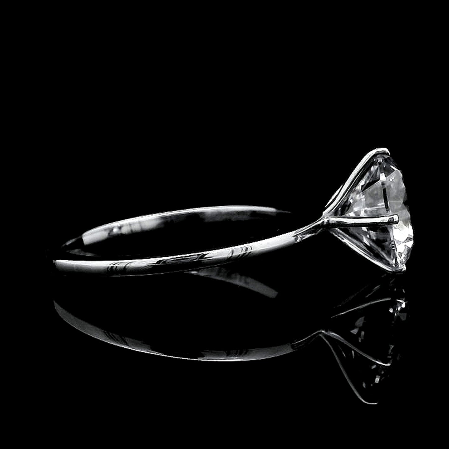 3.00 Carats Lab Grown Diamond 14K Gold Ring