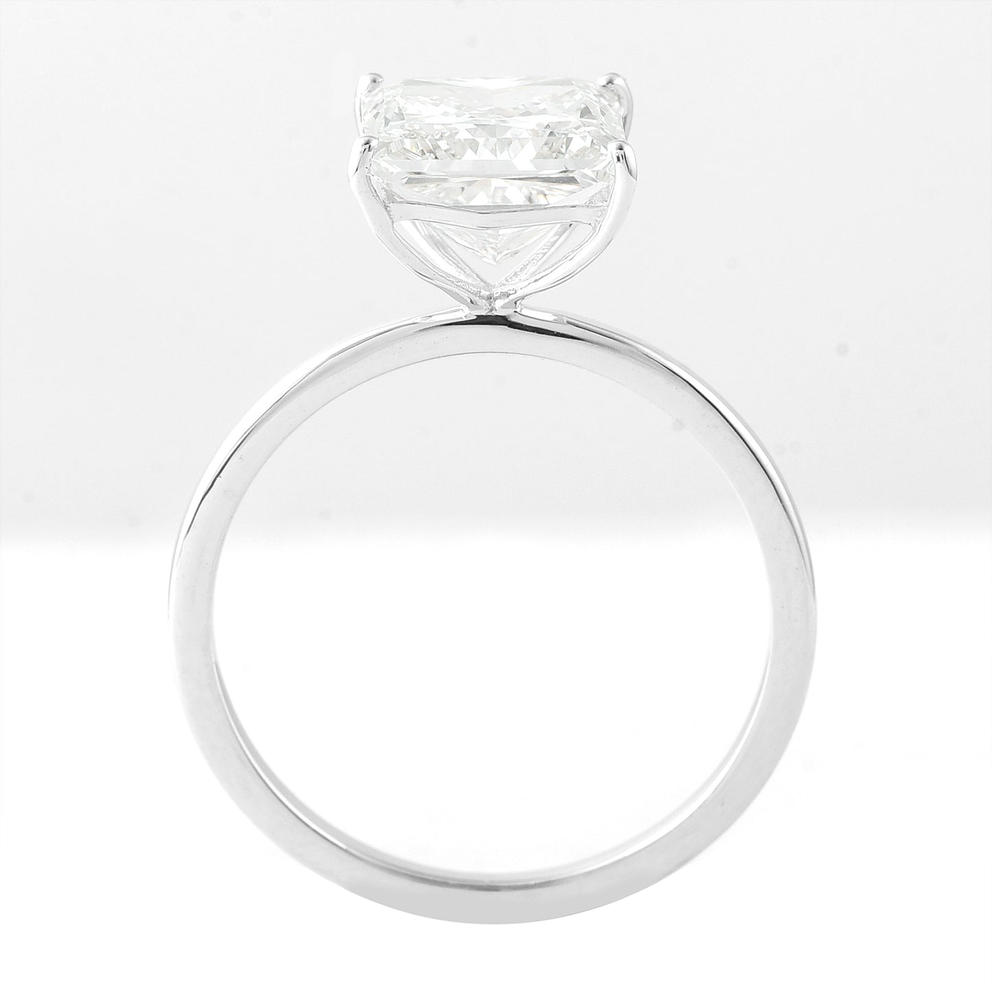3.04 Carats Lab Grown Diamond 14K Gold Ring