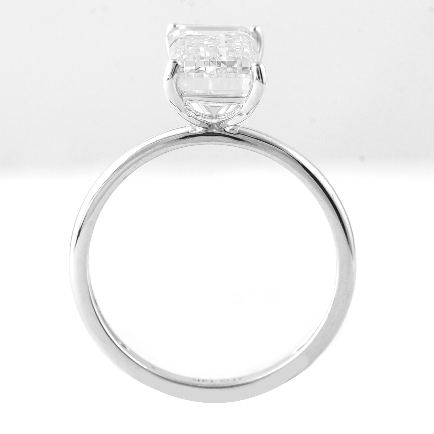 3.34 Carats Lab Grown Diamond 14K Gold Ring