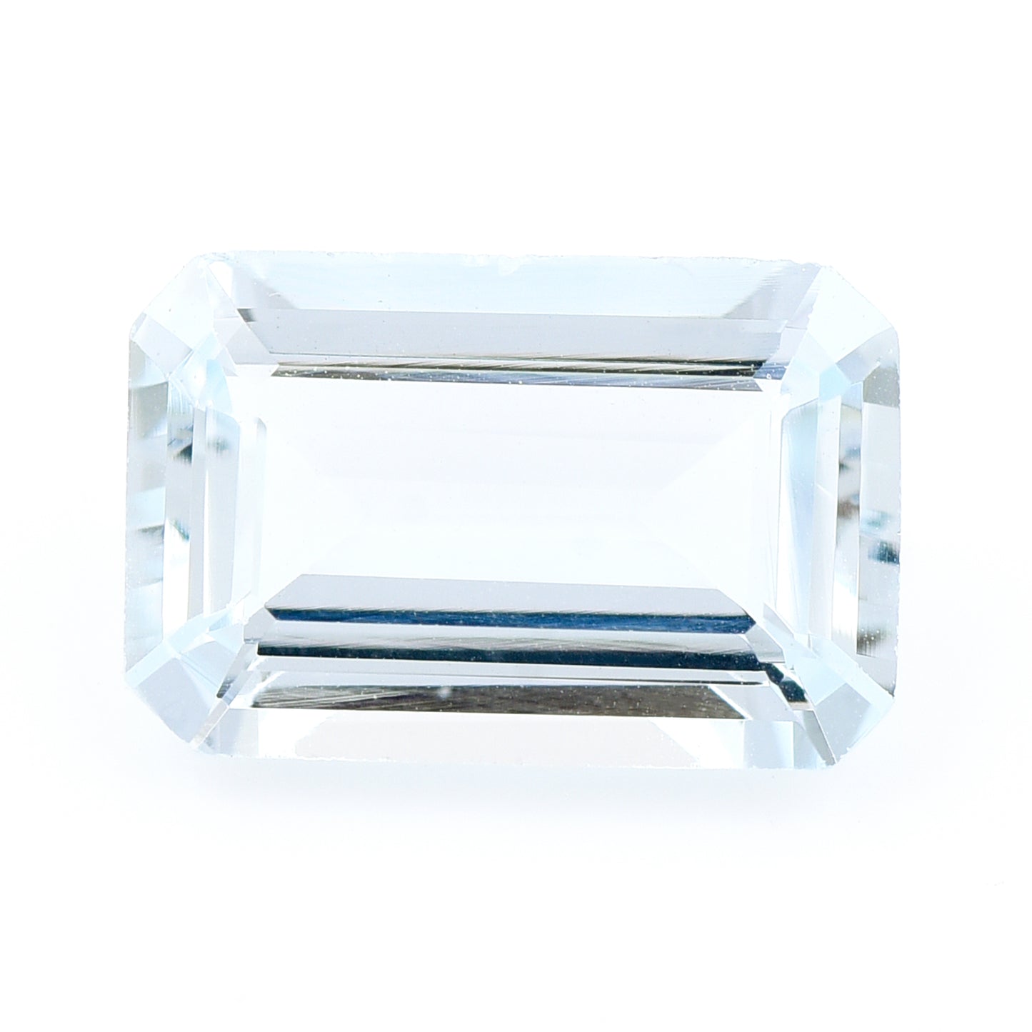 3.19 Natural Beryl Aquamarine Emerald Cut Gemstone