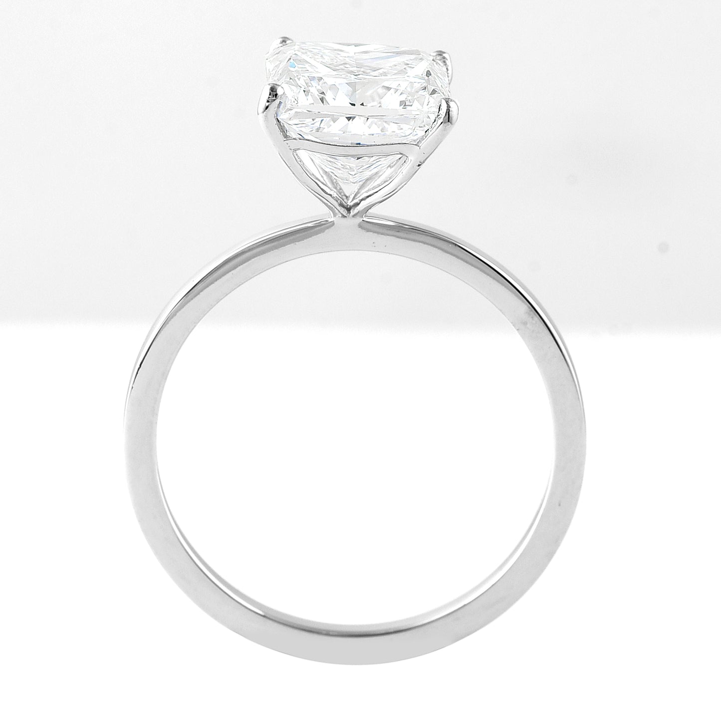 3.06 Carats Lab Grown Diamond 950 Platinum Ring