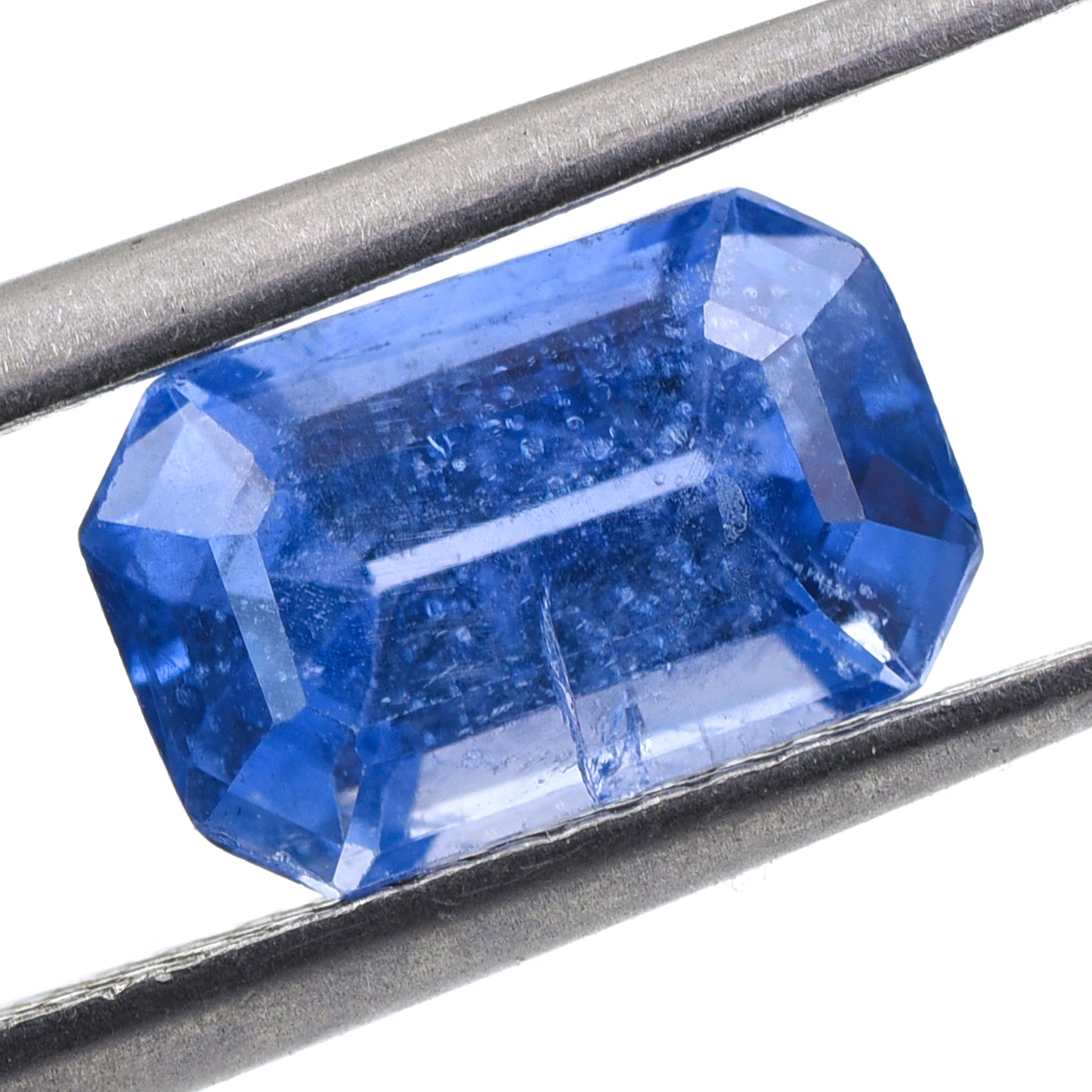 2.52 Natural Corundum Sapphire Emerald Cut Gemstone