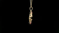 1.65 Ct Oval Tourmaline 14K Gold Pendant