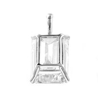 7.01 Carats Lab Grown Diamond 14K Gold Pendant