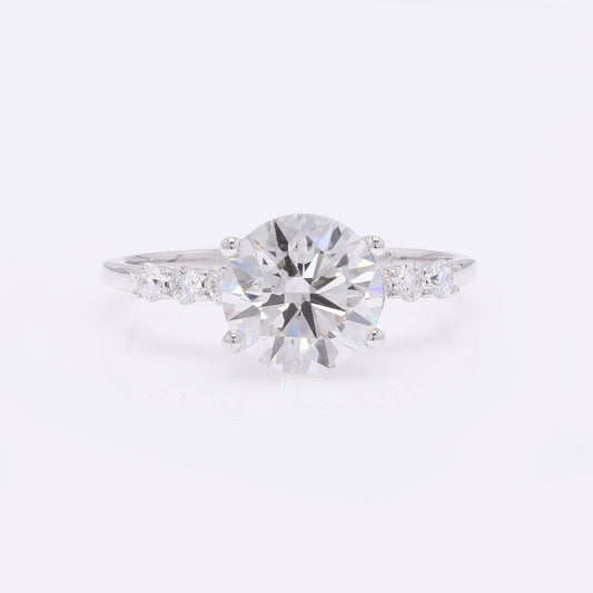 2.33 Carats Lab Grown Diamond 14K Gold Ring