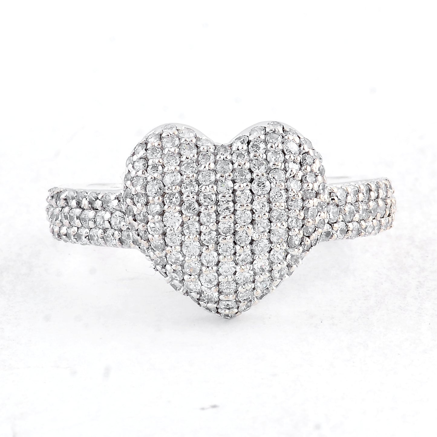 2.14 Ct Round Cubic Zirconia 925 Sterling Silver Ring
