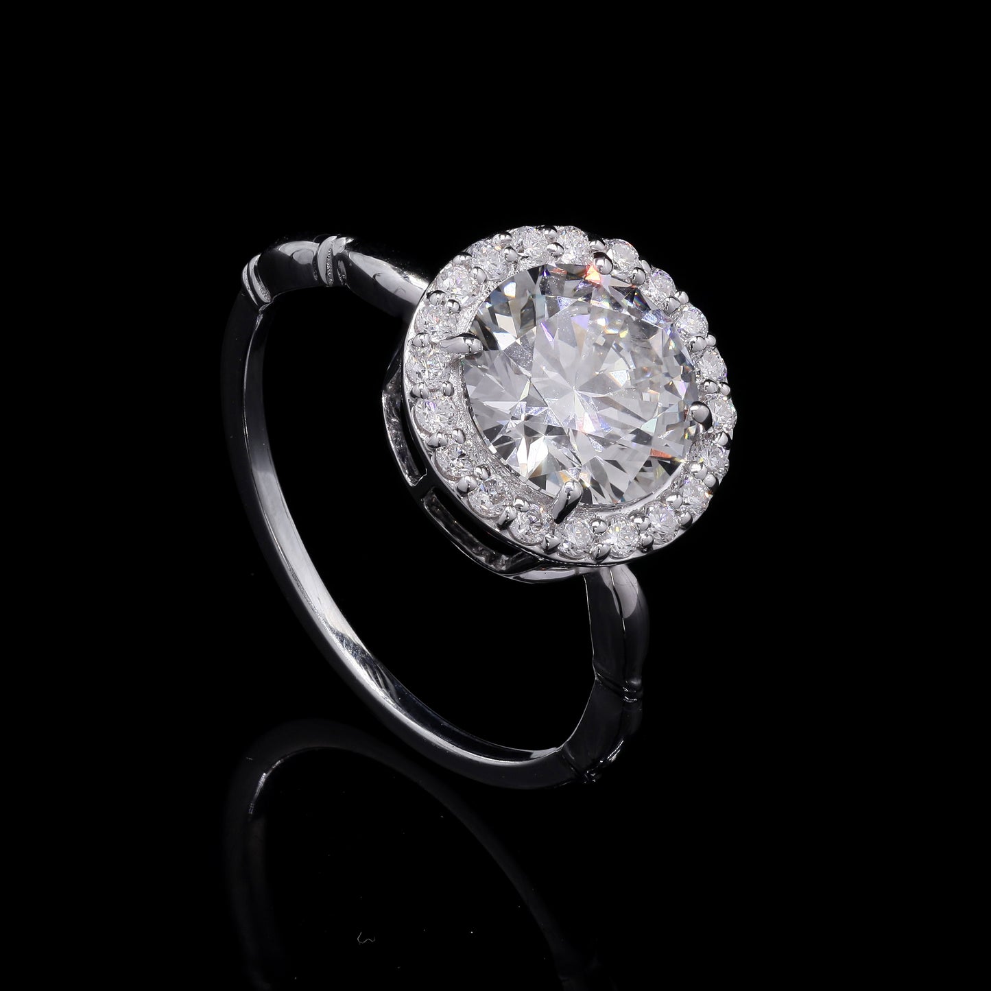 2.27 Carats Lab Grown Diamond 14K Gold Ring