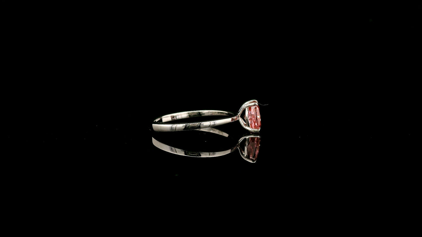 1.10 Carats Pink Lab Grown Diamond 14K Gold Ring