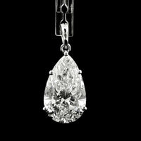 4.77 Carats Lab Grown Diamond 14K Gold Pendant