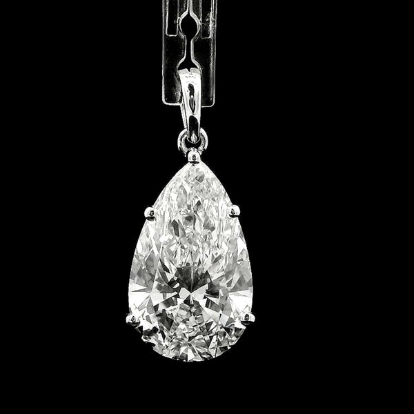 4.77 Carats Lab Grown Diamond 14K Gold Pendant