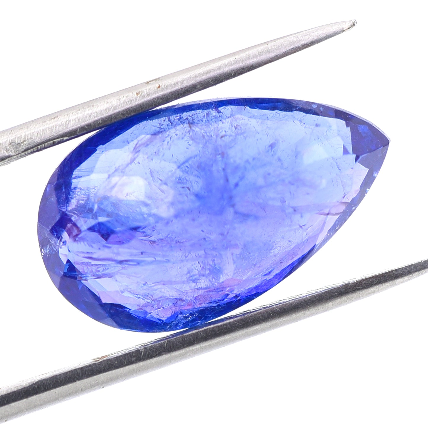 8.17 Natural Zoisite Tanzanite Pear Mixed Cut Gemstone