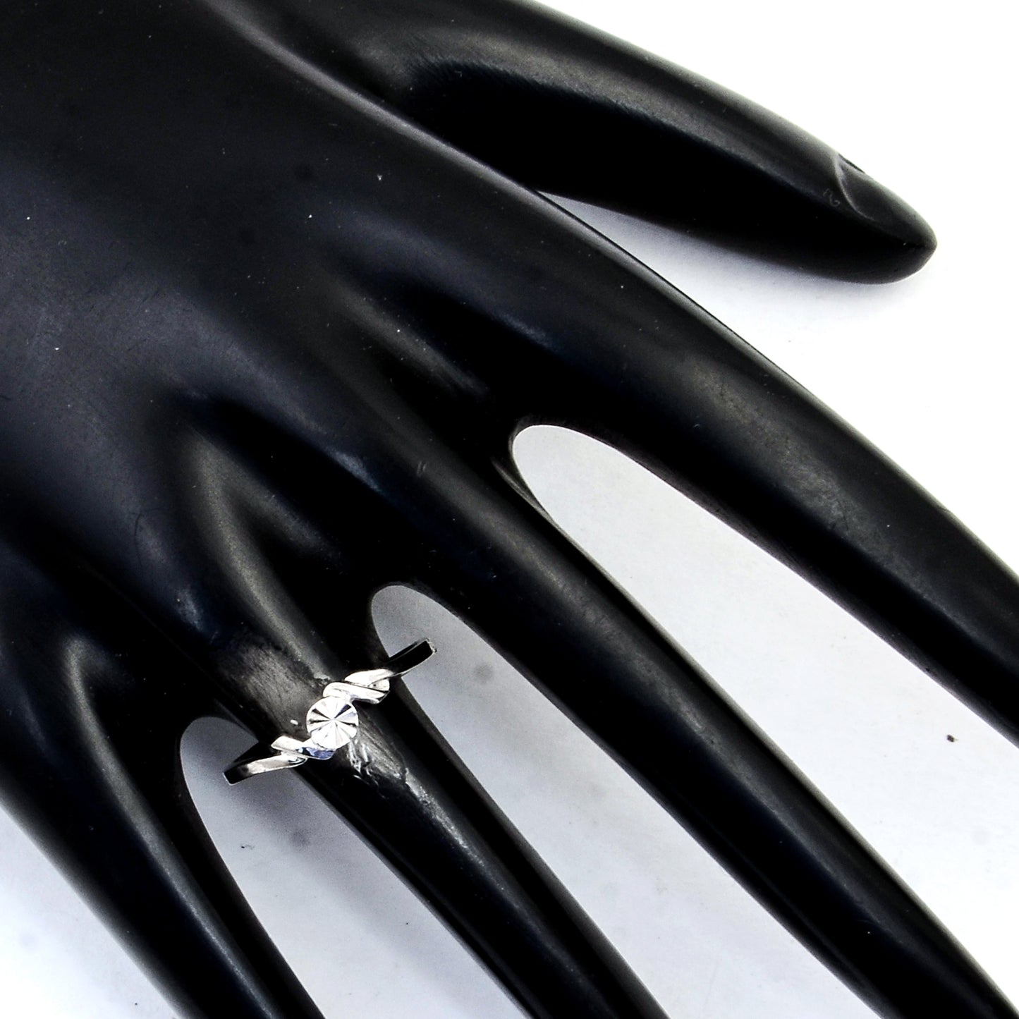 0.00 Ct Plain 925 Sterling Silver Ring