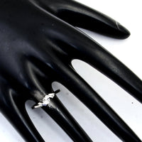0.00 Ct Plain 925 Sterling Silver Ring