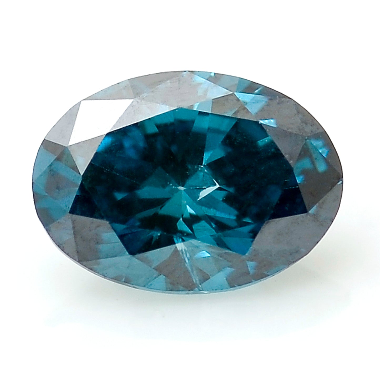 0.25 Blue Diamond Oval Loose Diamond