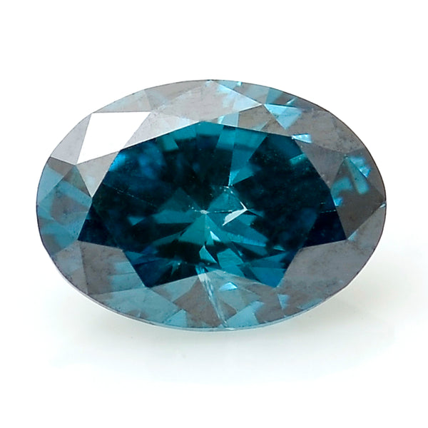 0.25 Blue Diamond Oval Loose Diamond