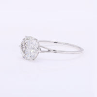 2.10 Carats Lab Grown Diamond 14K Gold Ring
