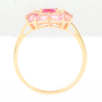 1.57 Ct Square Tourmaline 14K Gold Ring