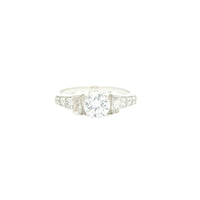 5.16 Ct Cubic Zirconia 925 Sterling Silver Ring