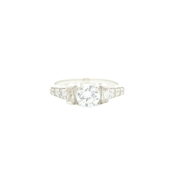 5.16 Ct Cubic Zirconia 925 Sterling Silver Ring