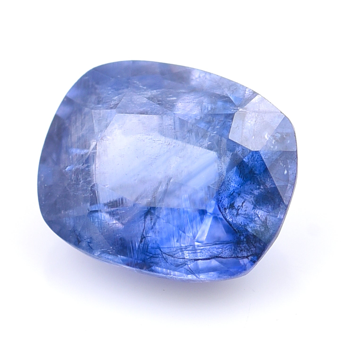 2.44 Natural Corundum Sapphire Rectangular Cushion Mixed Cut Gemstone