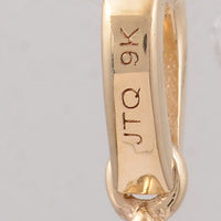 3.74 Ct Pear Aquamarine 9K Gold Pendant