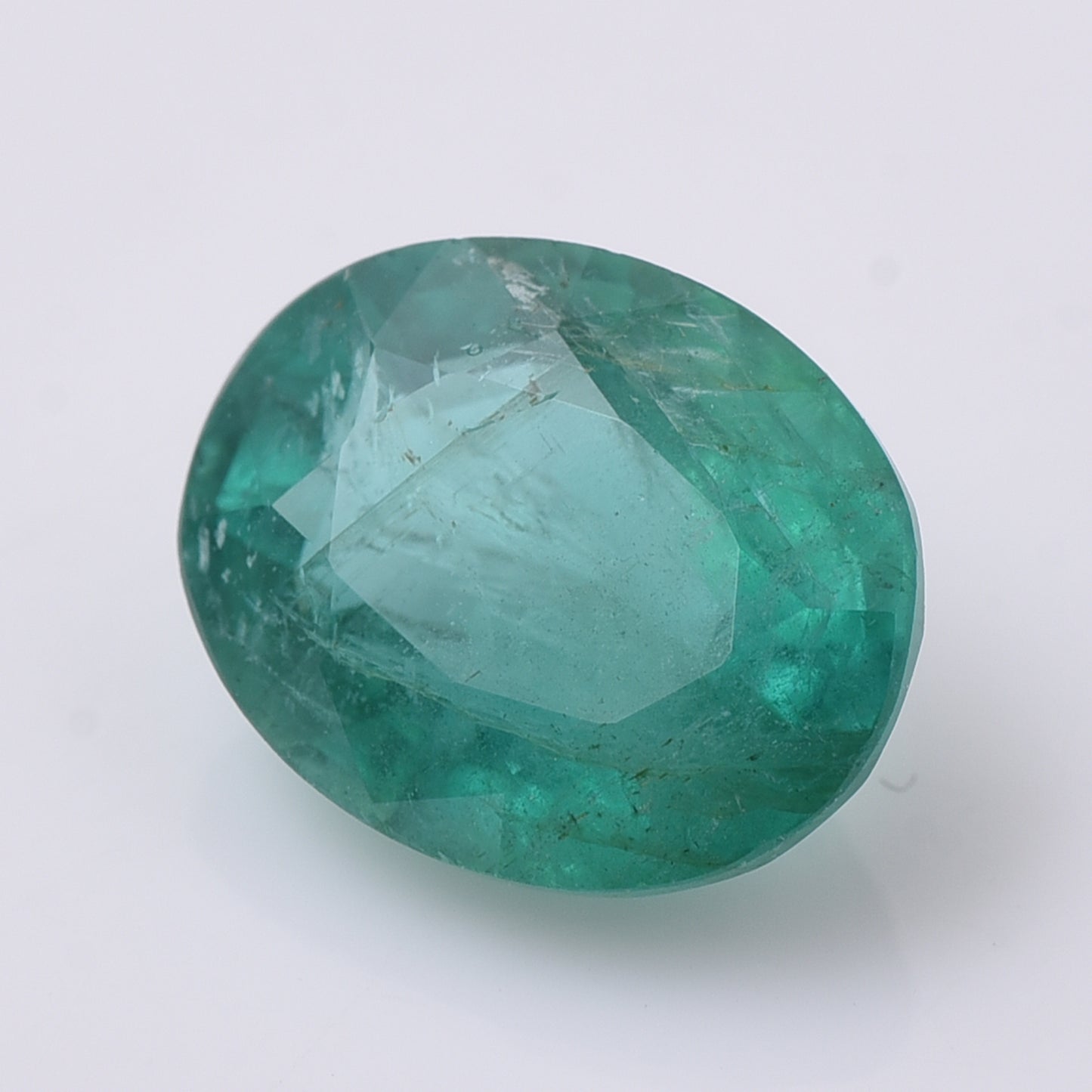 2.62 Natural Beryl Emerald Oval Mixed Cut Gemstone