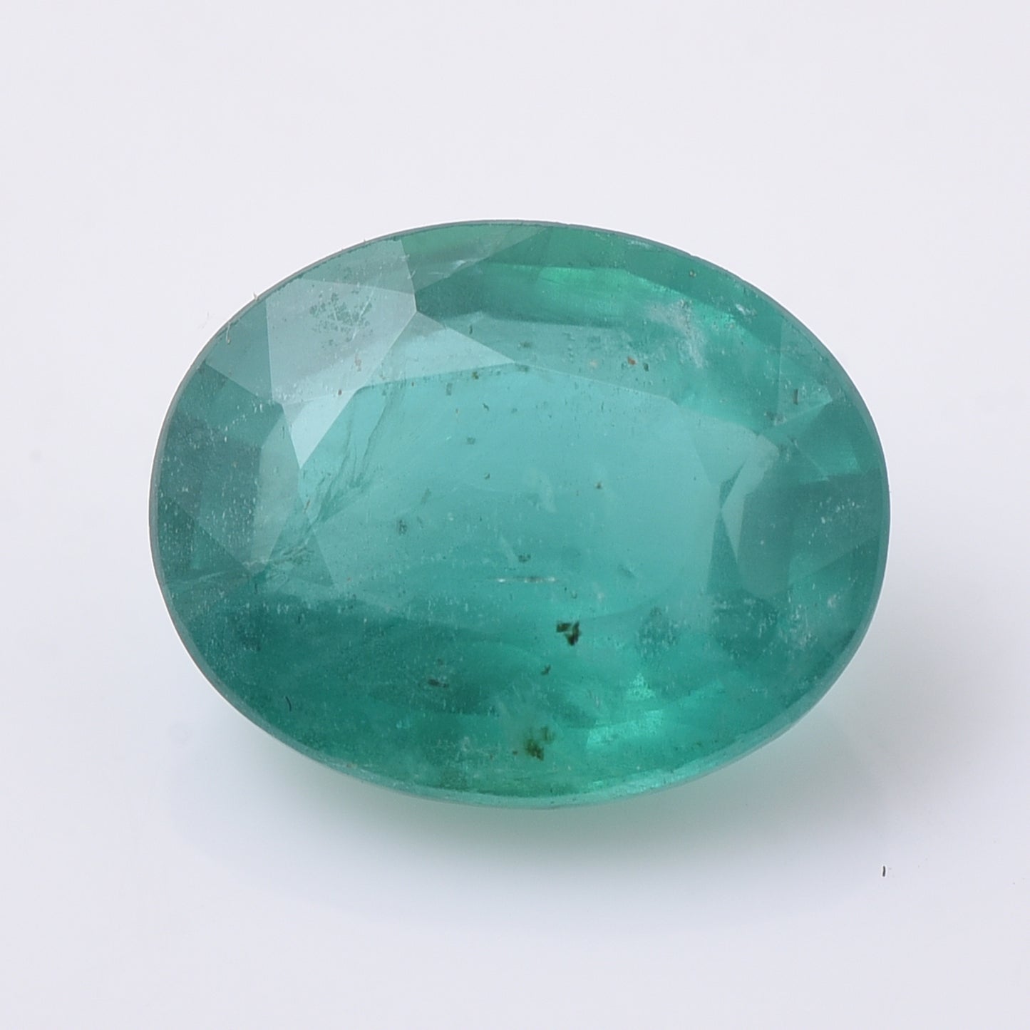 2.48 Natural Beryl Emerald Oval Mixed Cut Gemstone