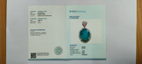 2.49 Ct Oval Mixed Cut Natural Emerald 14K Gold Pendant